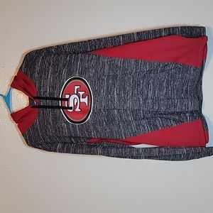 Men's Red and Black Hoodie